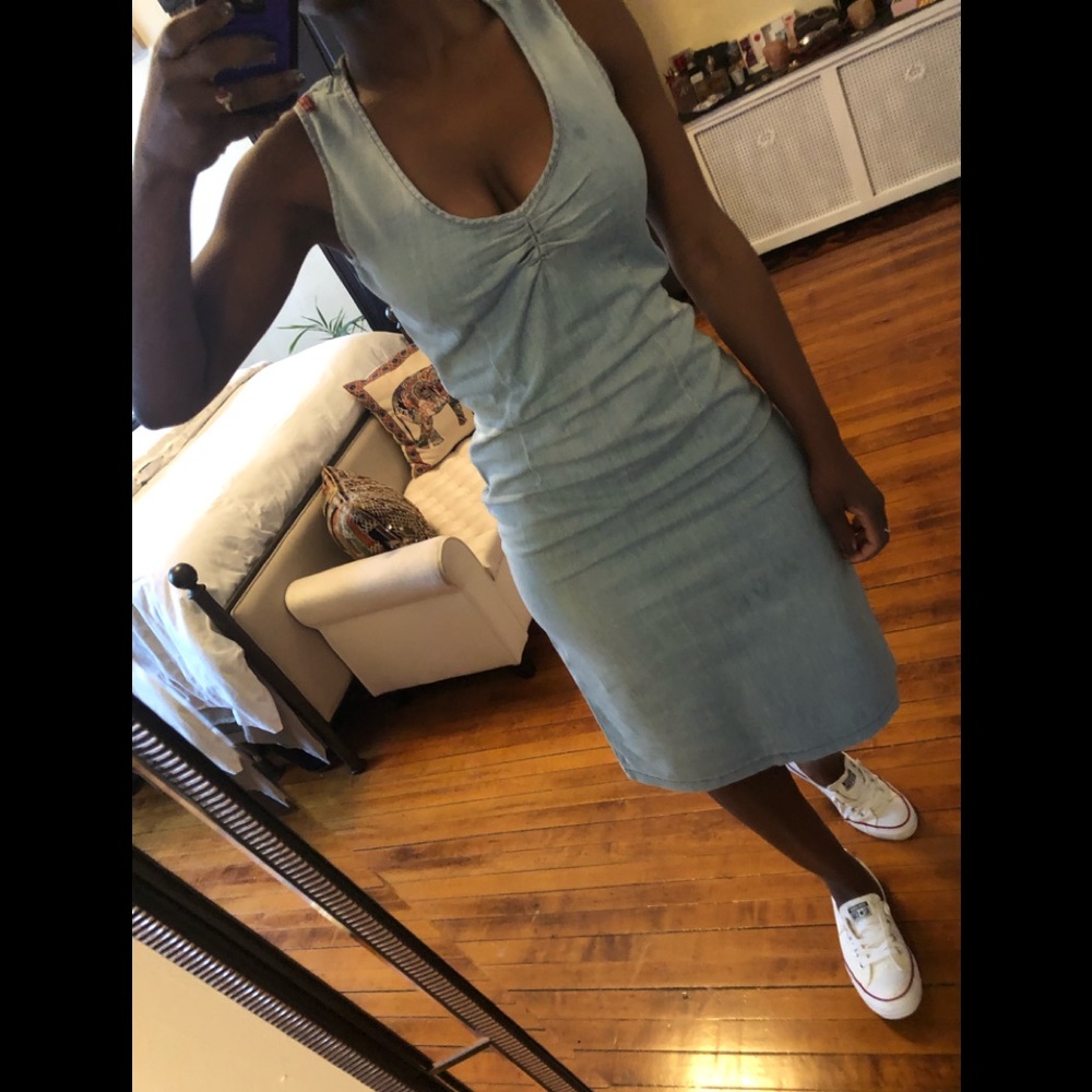 Miss Sixty light denim Midi